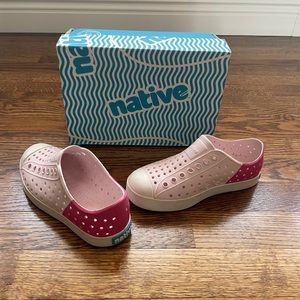 Native little girls multi pink shoes SZ 12